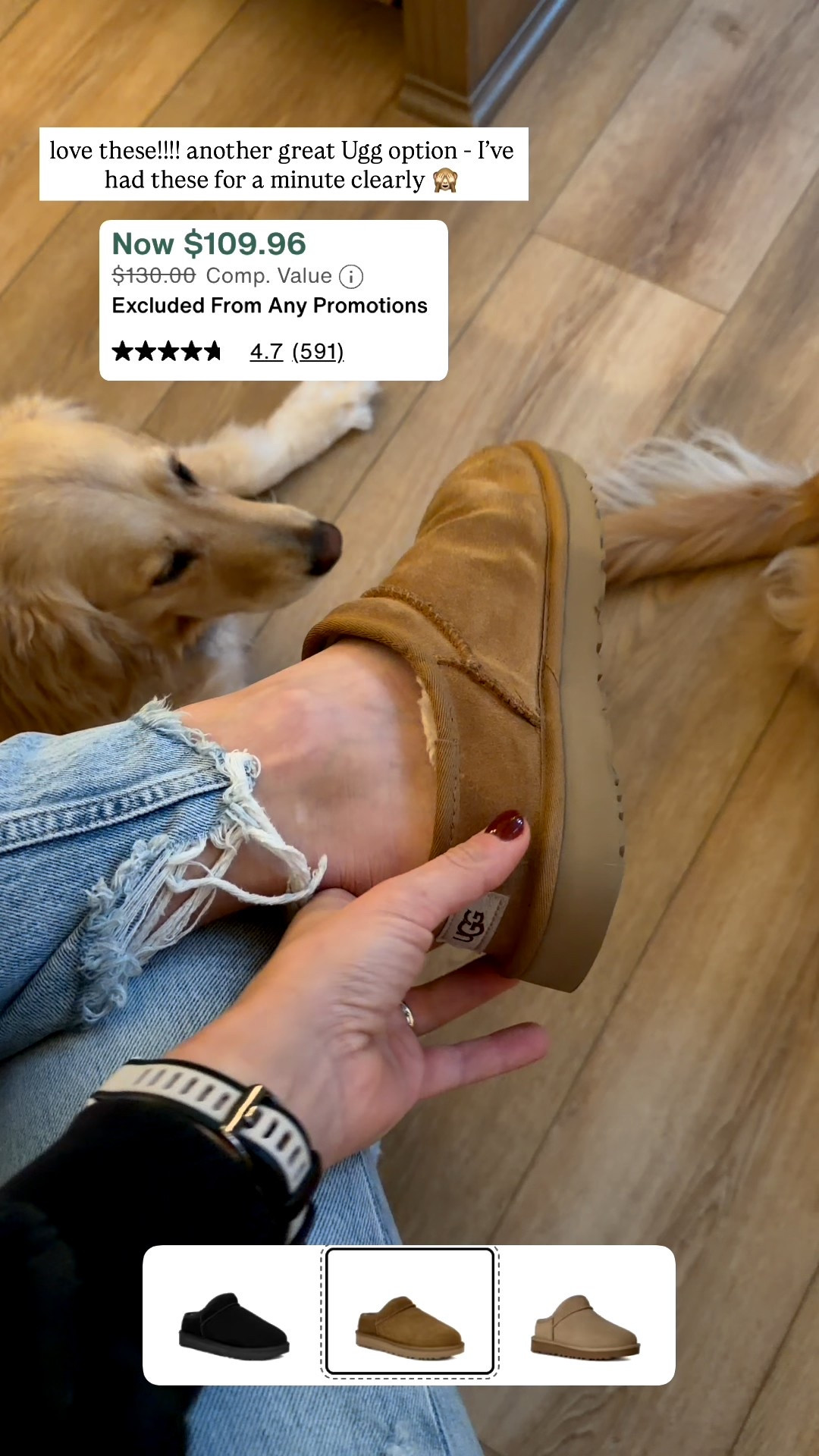 Love these UGGS! Another option similar to the micros but these are a bit more of a straight slide on slipper🧸 I size up in mine! 

Gift guide for her / dsw / cyber week / Holley Gabrielle 

#LTKGiftGuide #LTKCyberWeek