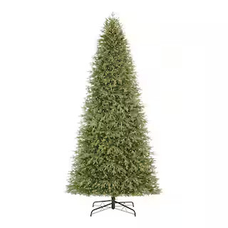 12 ft. Jackson Noble Fir LED Pre-Lit Artificial Christmas Tree | The Home Depot