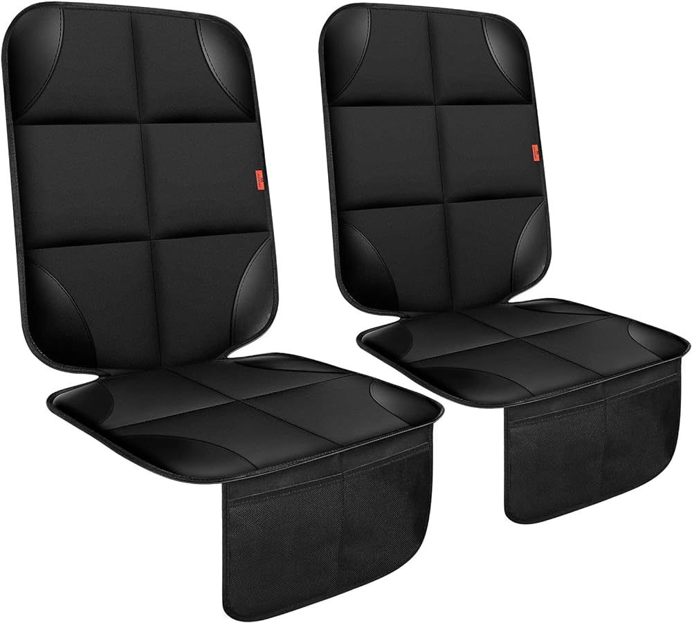 XHYANG Car Seat Protector 2 Pack Car Seat Cushion Mat Thickest Padding,Waterproof 600D Fabric Car... | Amazon (US)