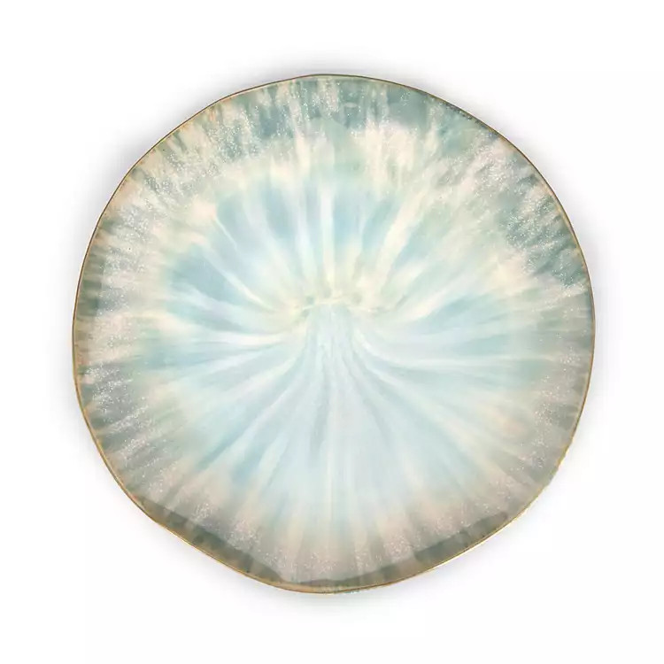 Blue Glazed Ceramic Decorative Tray | Kirklands