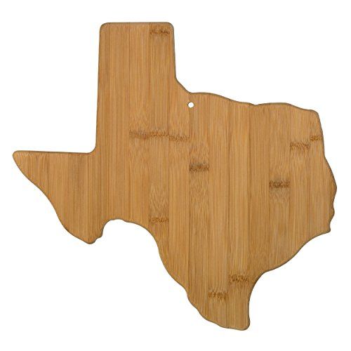 Totally Bamboo Texas State Shaped Bamboo Serving & Cutting Board | Amazon (US)