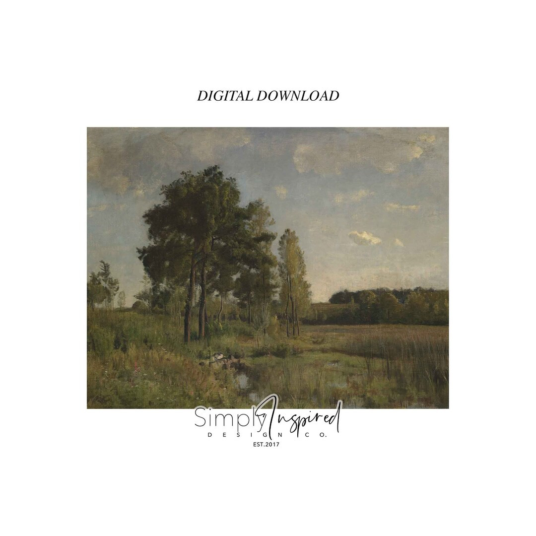 By the Creek Artwork  DIGITAL DOWNLOAD  Spring Art  Summer - Etsy | Etsy (US)