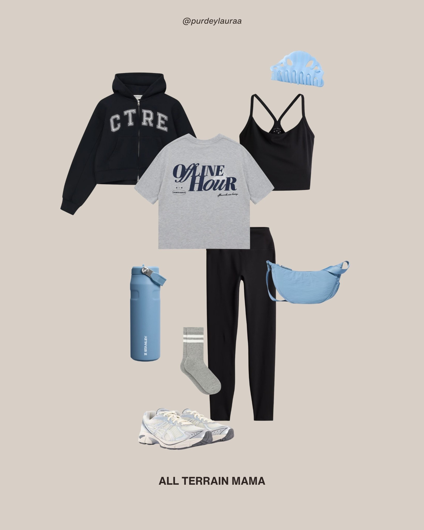 Mum outfit, mama style, soft play outfit, comfy outfit, SAHM style, athleisure, Couture Club, Uniqlo, H&M, Stanley bottle, ASICS 

#LTKeurope #LTKuk #LTKstyletip