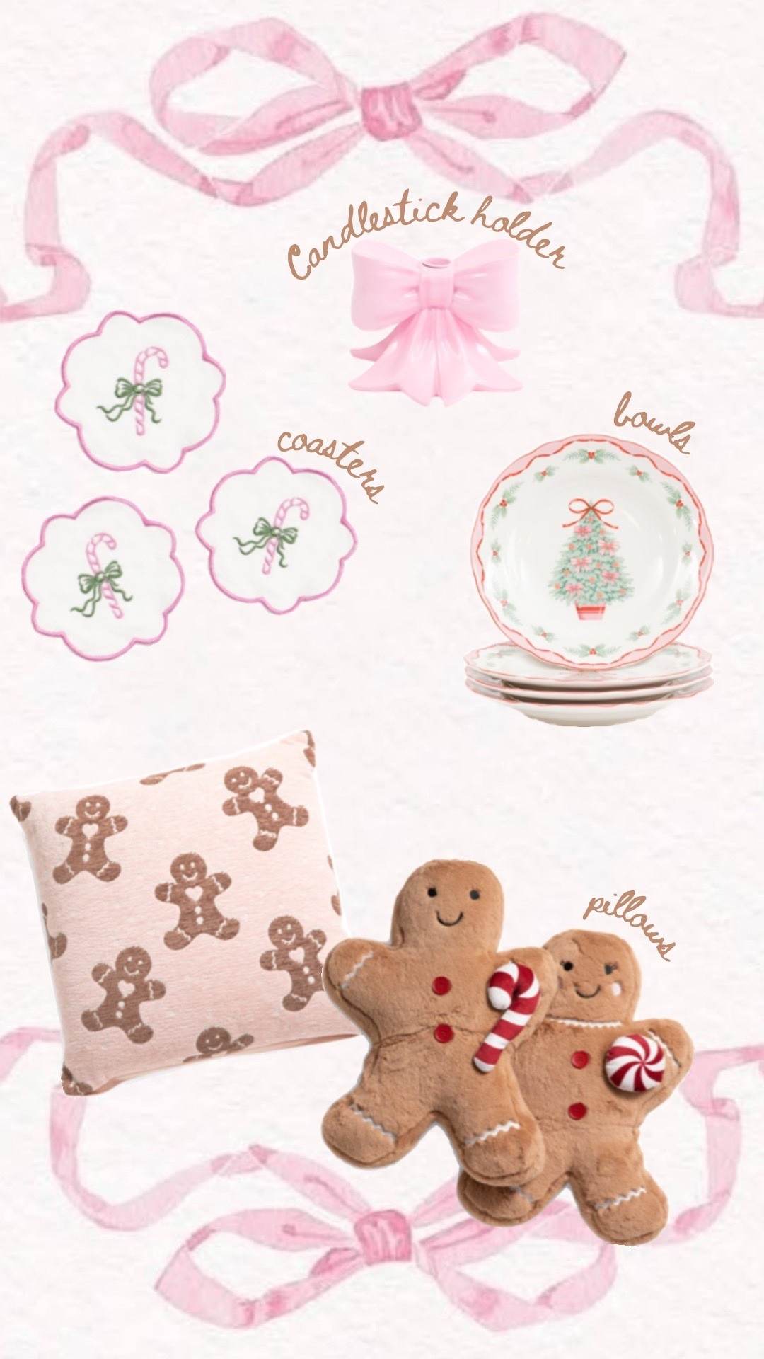 Pink & gingerbread holiday decor 🎀🤎

#LTKHoliday #LTKGiftGuide #LTKSeasonal