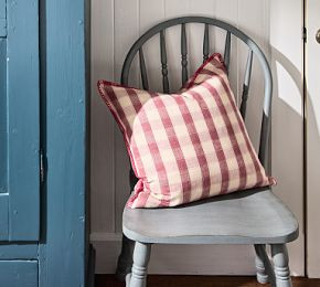 Quinn Woven Plaid Pillow Cover | GreenRow