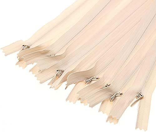 Invisible Nylon Coil Zipper #3 Beige Hidden Sewing Zippers for DIY Tailor Sewing Crafts(22 Inch,2... | Amazon (CA)