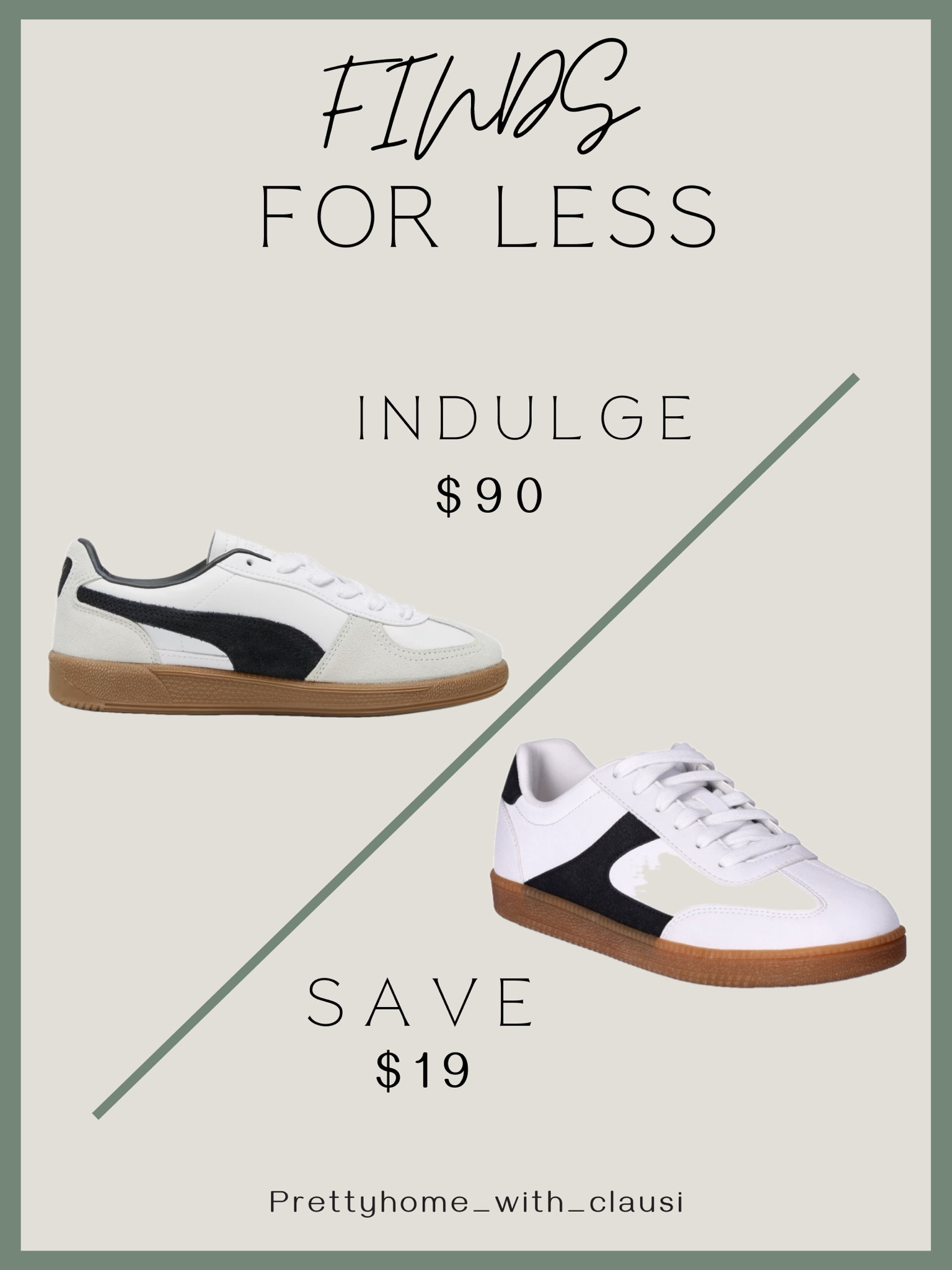 Finds for less. Indulge with Puma sneakers or save with Walmart version. Both look pretty!

#LTKfindsunder100 #LTKshoecrush #LTKfindsunder50