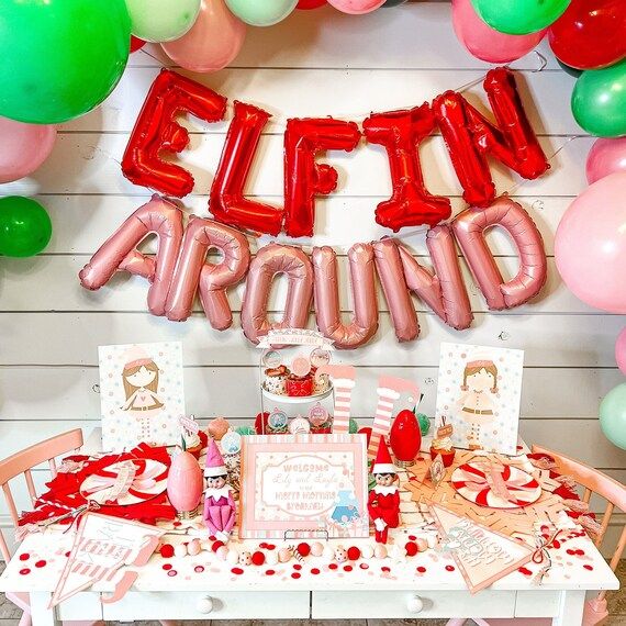 Elfin Around Elf Welcome Party Printables | Etsy | Etsy (US)