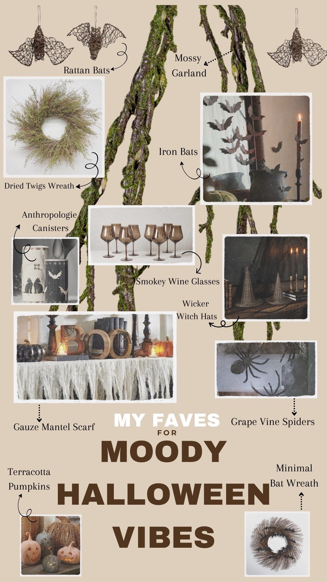 Leaning into the moody vibes this Halloween 🖤 Sharing my favorite spooky chic finds that bring all the cozy + haunting feels 👻



#LTKHome
