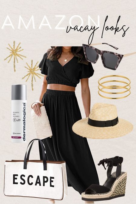 Amazon- Amazon finds- beach- summer outfit inspo- summer outfit ideas- beach inspo- beach outfit inspo- poolside outfit- swim- swimsuit- bathingsuit- gold jewelry- gold earrings- poolside coverup- bathingsuit coverup- straw bag- travel bag- sandals- shoe inspo- summer outfit- beach hat- 

#LTKstyletip #LTKSeasonal #LTKswim