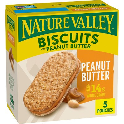 Nature Valley Peanut Butter Biscuits - 1.35/5ct | Target