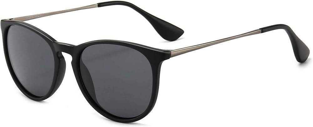 SUNGAIT Vintage Round Sunglasses for Women Men Classic Retro Designer Style | Amazon (US)