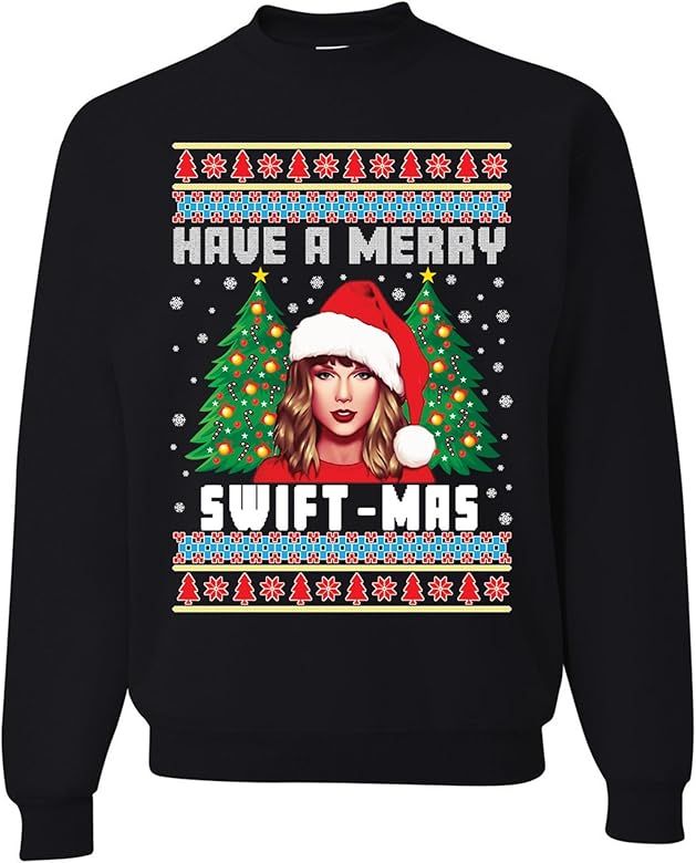 wild custom apparel Have A Merry Ugly Christmas Crewneck Sweatshirt | Amazon (US)