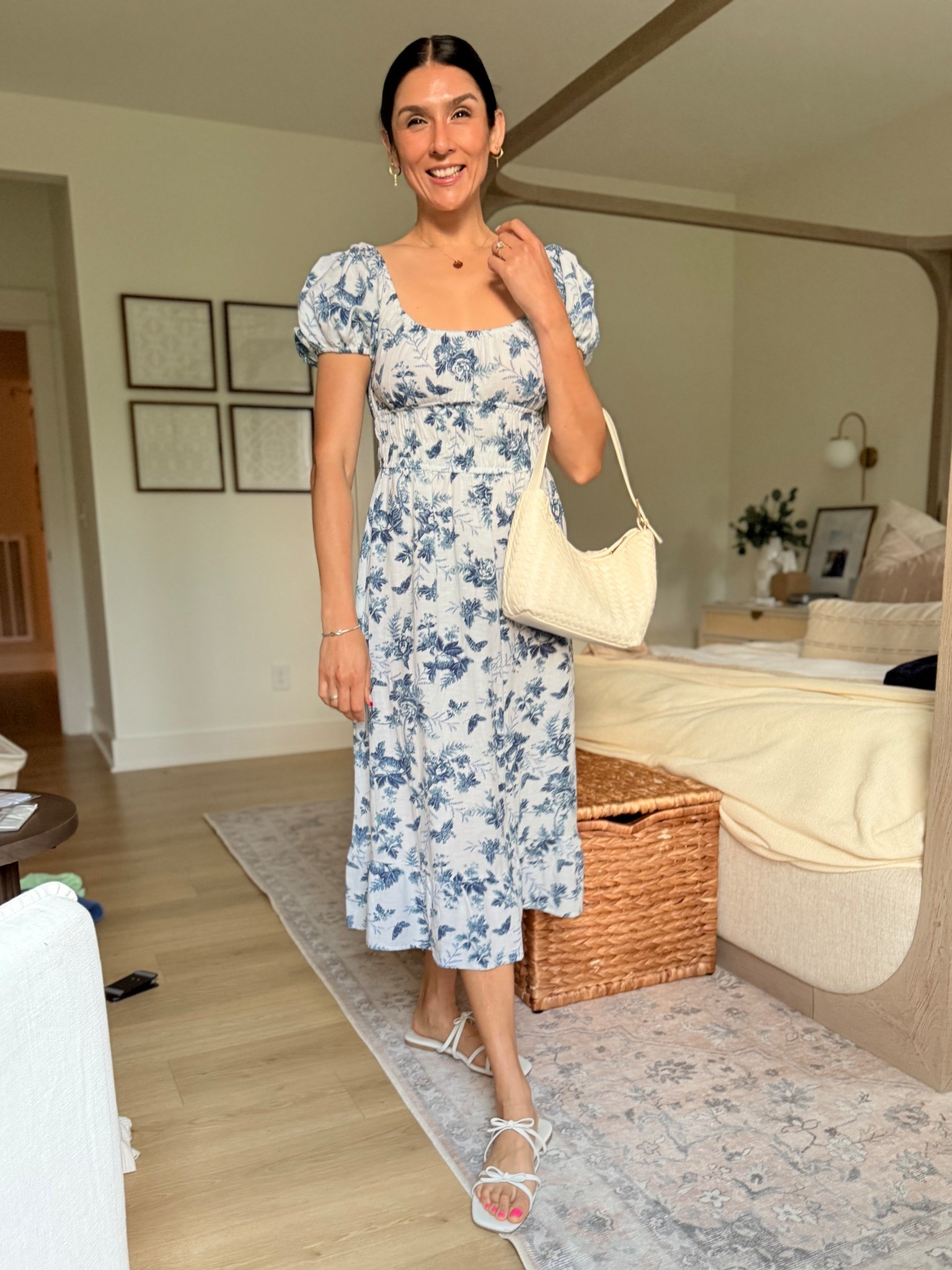 SUMMER DRESS FIND!!! So comfortable and on trend! Takes me back to summer in Italy! 

#LTKFindsUnder50 #LTKStyleTip #LTKTravel