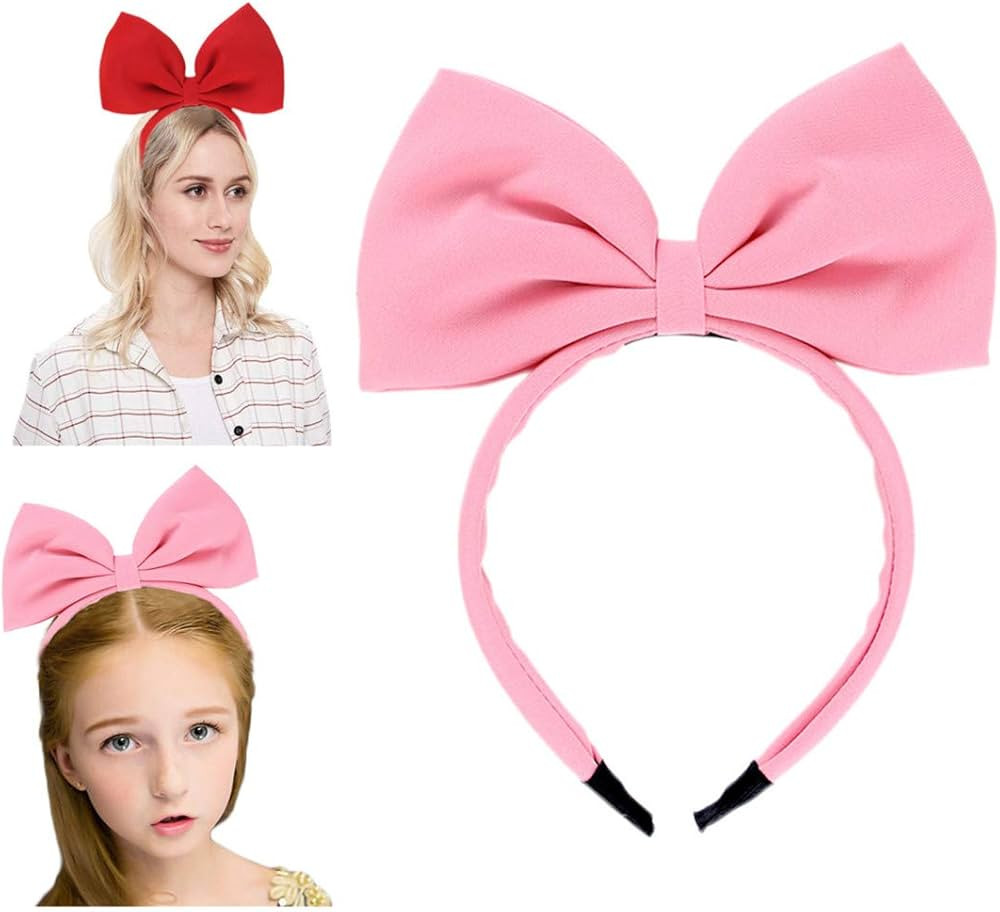 MXXGMYJ Women Big Bows Headbands Bow Headband Hairbands for Women Girls Bow Hair Hoop Birthday Ha... | Amazon (US)