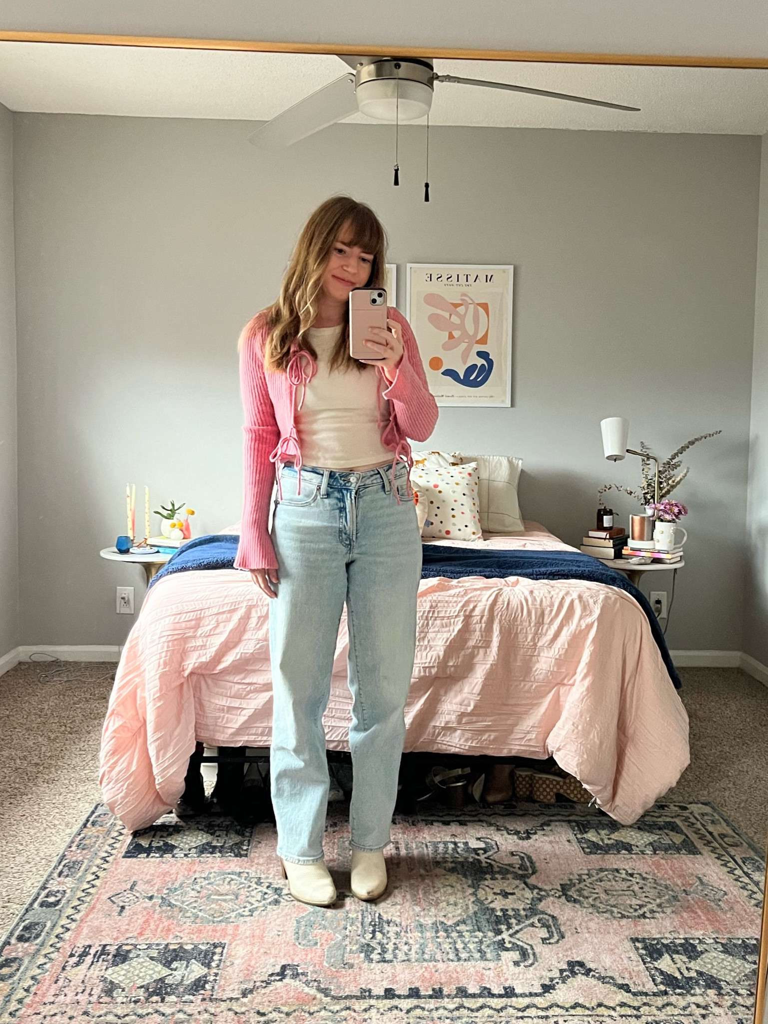 the perfect girly + casual outfit for Valentine’s Day & the cardi is on sale for under $15! 

#LTKSaleAlert