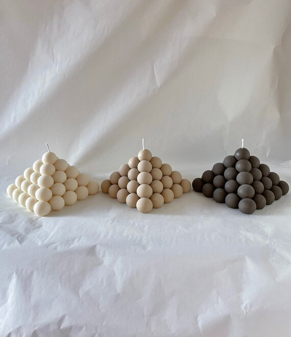 XXL PYRAMID Bubble Candle  VEGAN  Pyramid Bubble Candle  | Etsy | Etsy (US)