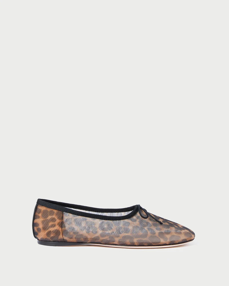 Landon Leopard Mesh Ballet Flat | Loeffler Randall