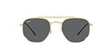 Ray-Ban RB3648M The Marshal II Hexagonal Sunglasses, Legend Gold/Dark Grey, 52 mm | Amazon (US)