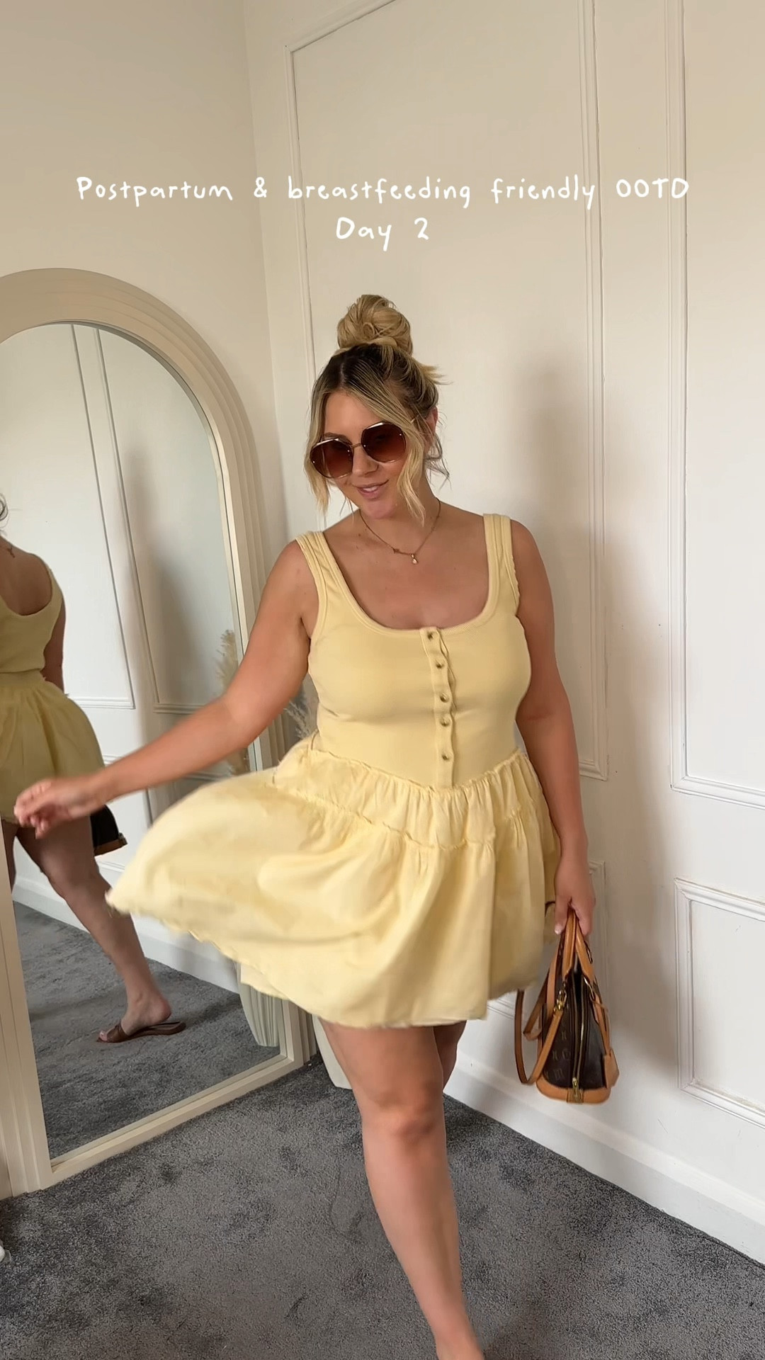 Postpartum & breastfeeding friendly OOTD - day 2 💛 

The colour of the season & perfect dress for this heatwave 🥵 

#postpartumootd #breastfeedingoutfit #postpartumfashion #postpartumoutfits #summerootd #ukfashionblogger #ukmomblogger 

#LTKuk #LTKsummer #LTKmidsize
