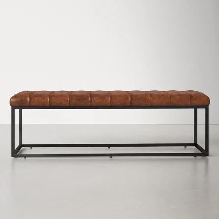 Pearson Genuine Leather Bench | AllModern | Wayfair North America