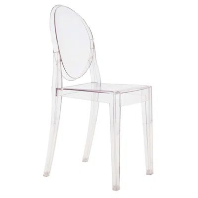 Kartell Ghost Victoria Stacking Patio Dining Chair (Set of 4) | Wayfair North America