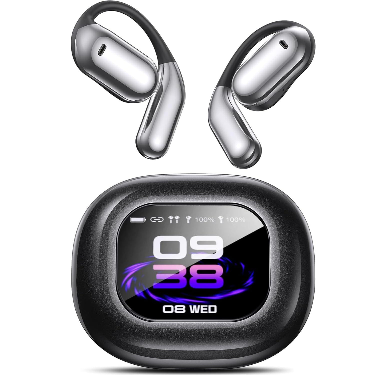 AI Language Translator Earbuds, OWS LCD Touchscreen Real-Time Translation for 144 Languages & Acc... | Amazon (US)