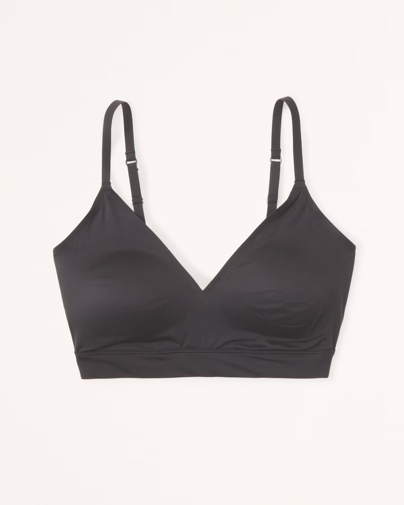 Women's Curve Love Next to Naked V-Neck Bralette | Women's New Arrivals | Abercrombie.com | Abercrombie & Fitch (US)