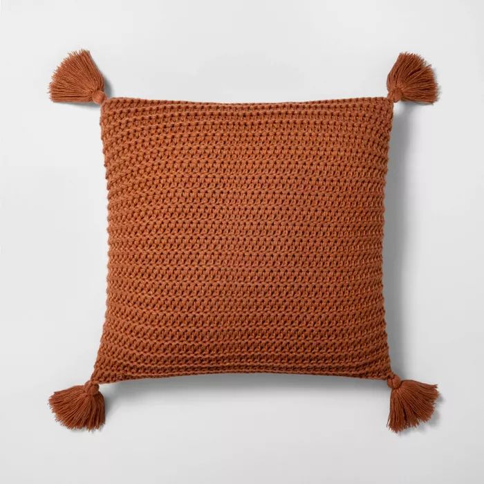 Chunky Knit Throw Pillow - Hearth & Hand™ with Magnolia | Target