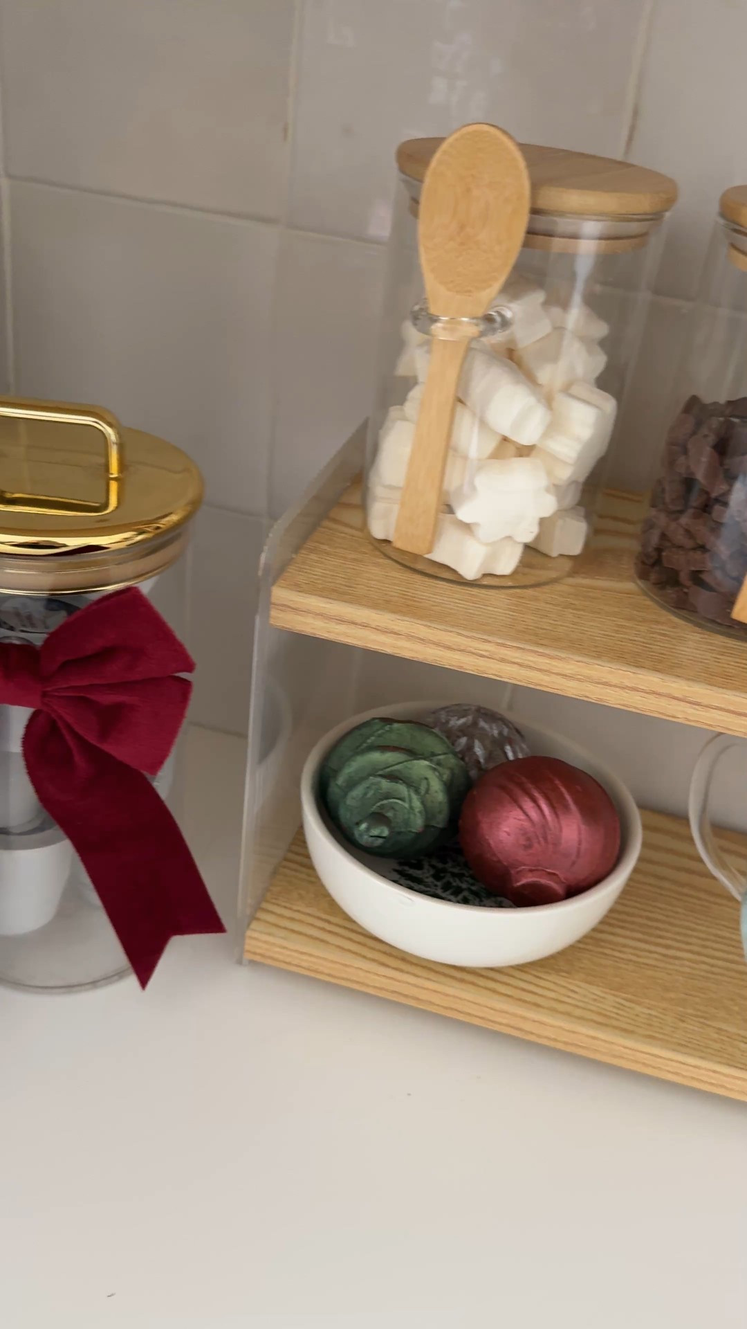 Easy to re-create festive hot cocoa or coffee bar! My kids and guests love this!! we use disposable coffee cups with lids most of the time

Hot cocoa bar, coffee bar, Christmas decor, Christmas kitchen

#LTKHoliday #LTKHome #LTKSaleAlert