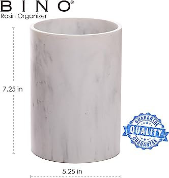 BINO Kitchen Utensil Holder for Countertop, Matte Marble - Utensil Caddy countertop utensil holde... | Amazon (US)