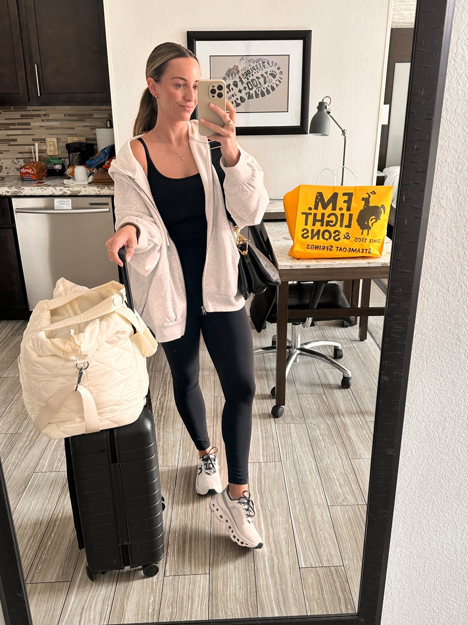 Comfy travel fit ✈️
#travelfit

#LTKTravel #LTKPetite #LTKItBag