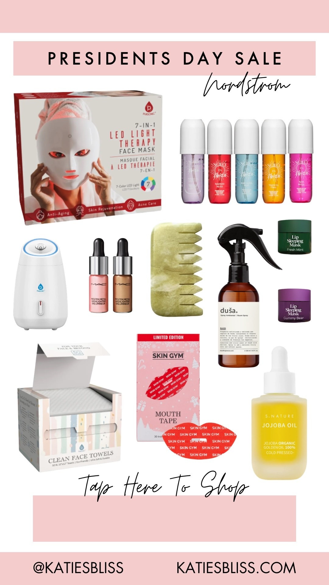 Presidents Day Sale  ✨ Nordstrom beauty up to 50% off

Sale Alert. Deals. Markdowns. Seasonal. Long weekend sale. Body spray. Face towel. Room spay. Mac. Red light mask. Oil. 



#LTKSaleAlert #LTKBeauty