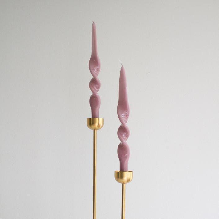 Taper Candle Set (MAUVE) Candles & Holders | Minted