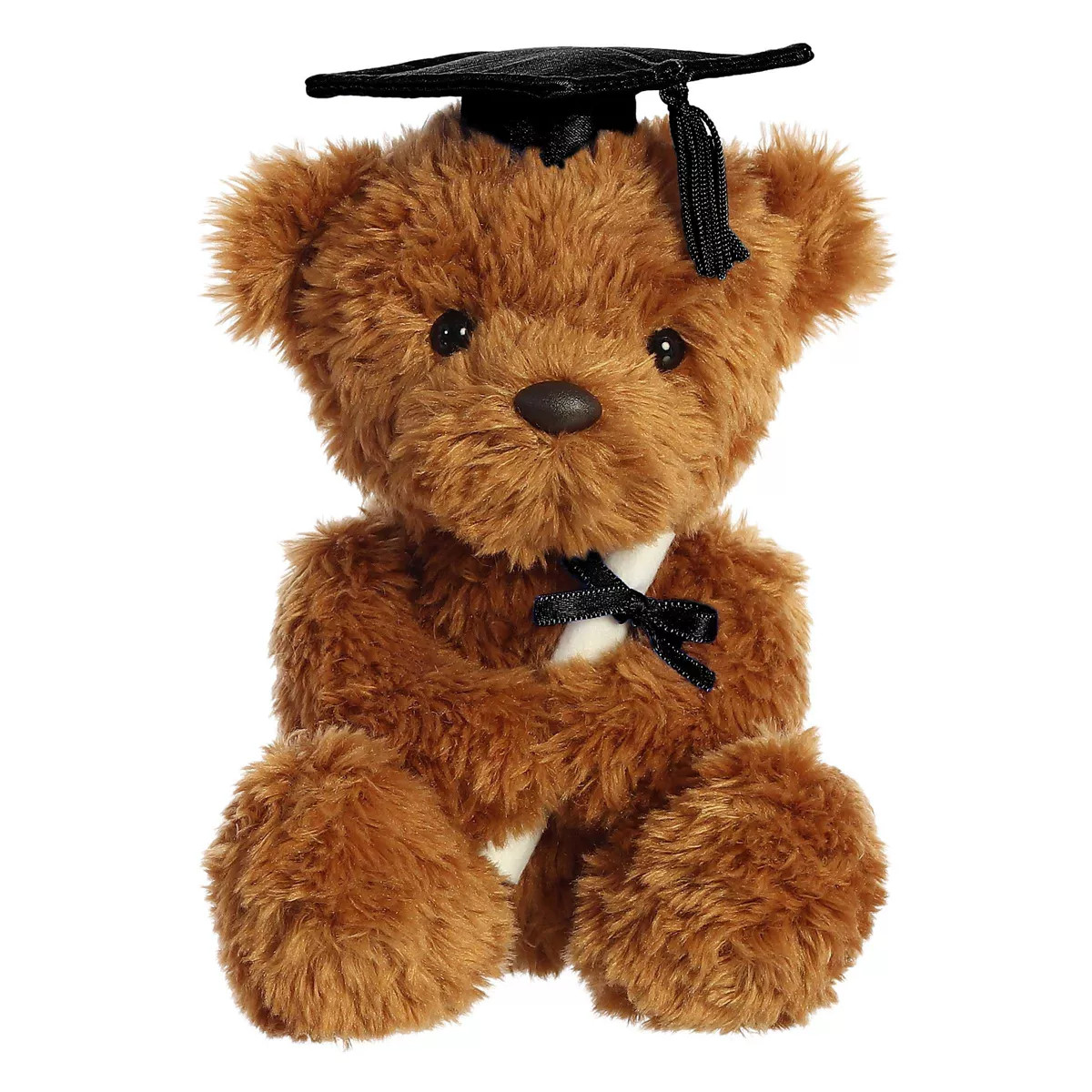 Aurora Small Wagner Bear Graduation Commemorative Stuffed Animal Black Cap 8.5" | Target