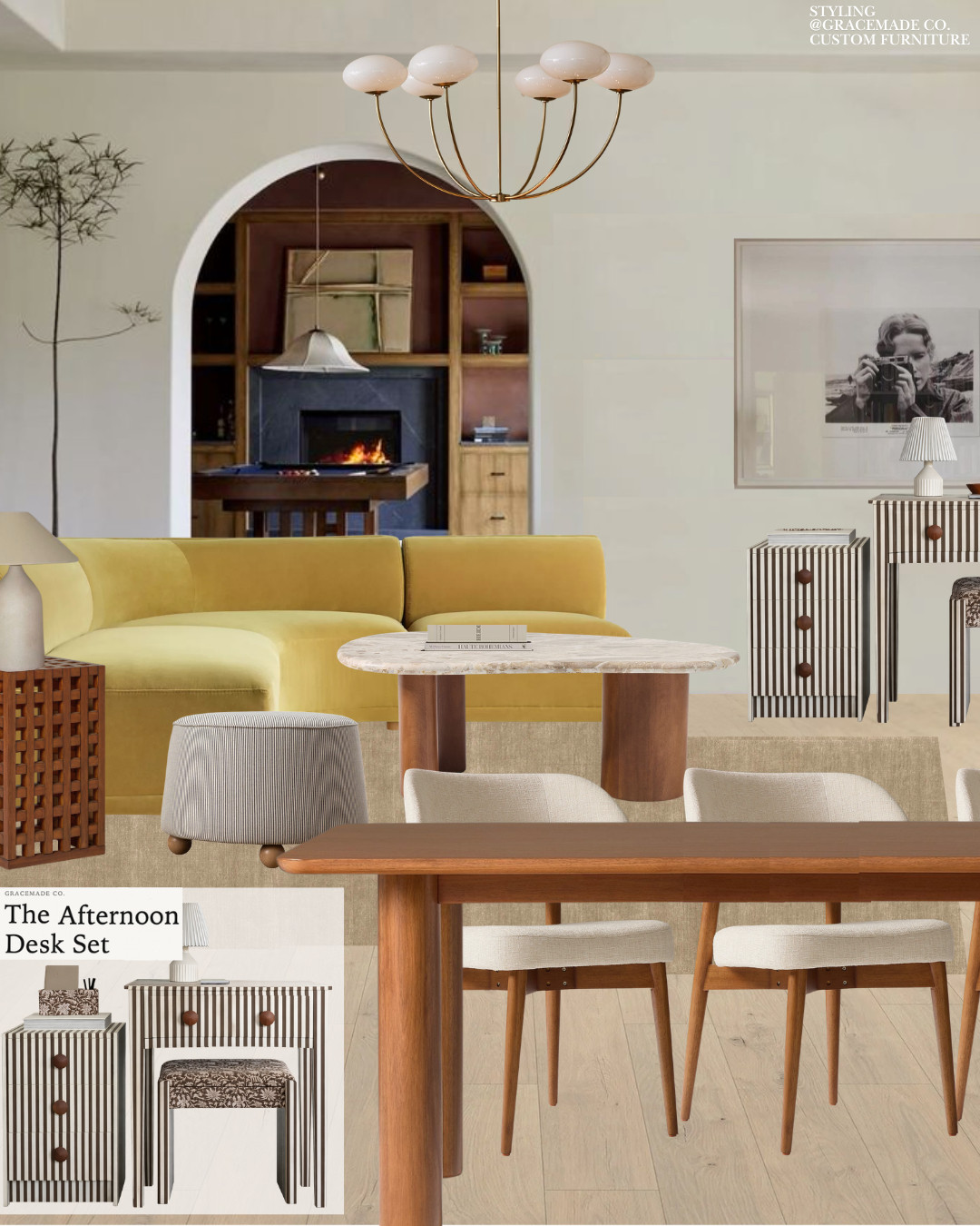 Styling the Afternoon Desk Set by GraceMade Co. 

 #LTKHome