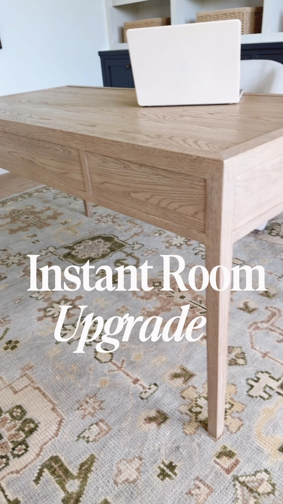 One of the easiest design updates with the biggest impact? A great rug. This Quince rug instantly grounded the space, added warmth and texture, and made the entire room feel more polished, layered, and intentionally designed.@Quince  #quincepartner

#LTKHome #LTKOver40 #LTKSeasonal