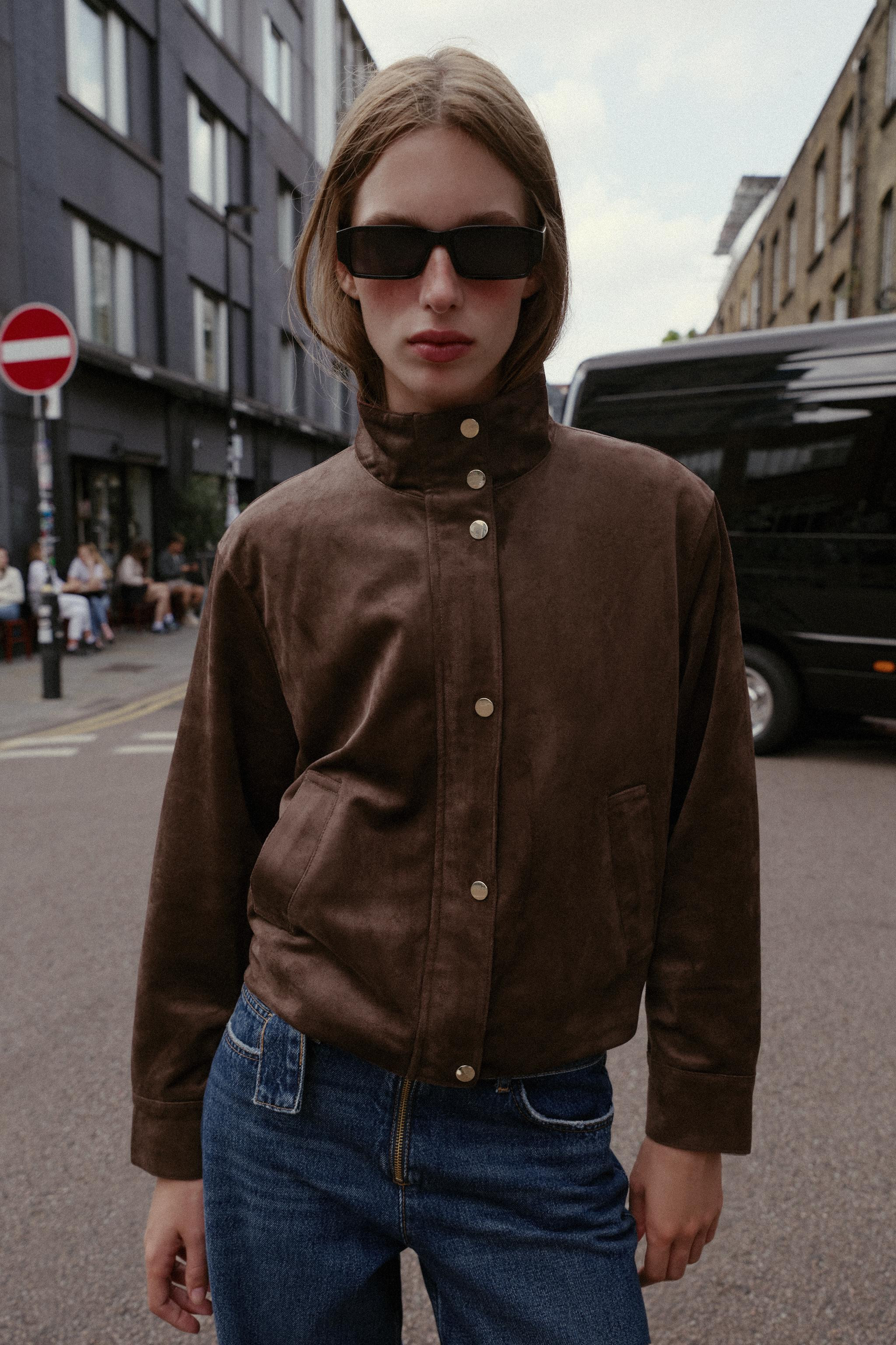 FAUX SUEDE JACKET | Zara UK