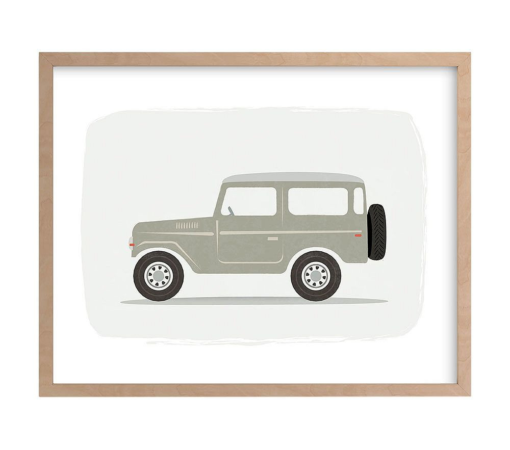 Minted® Vintage Land Cruiser Wall Art Collection by Karidy Walker | Pottery Barn Kids