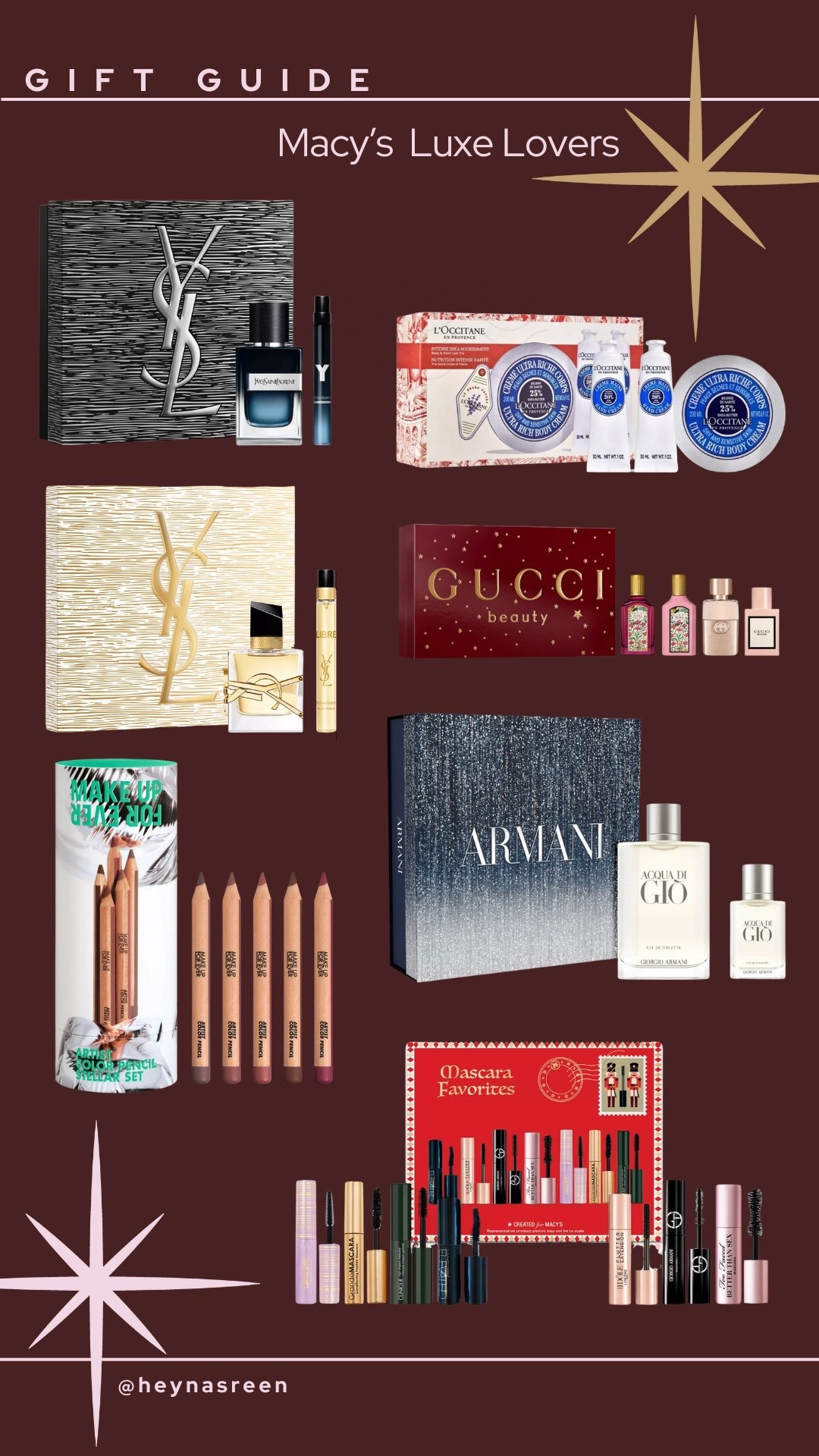 These beauty sets from @macys are great gifts for the holidays! Fragrance & makeup sets for the Luxe lovers in your life! #MacysPartner


#LTKBeauty #LTKGiftGuide #LTKHoliday