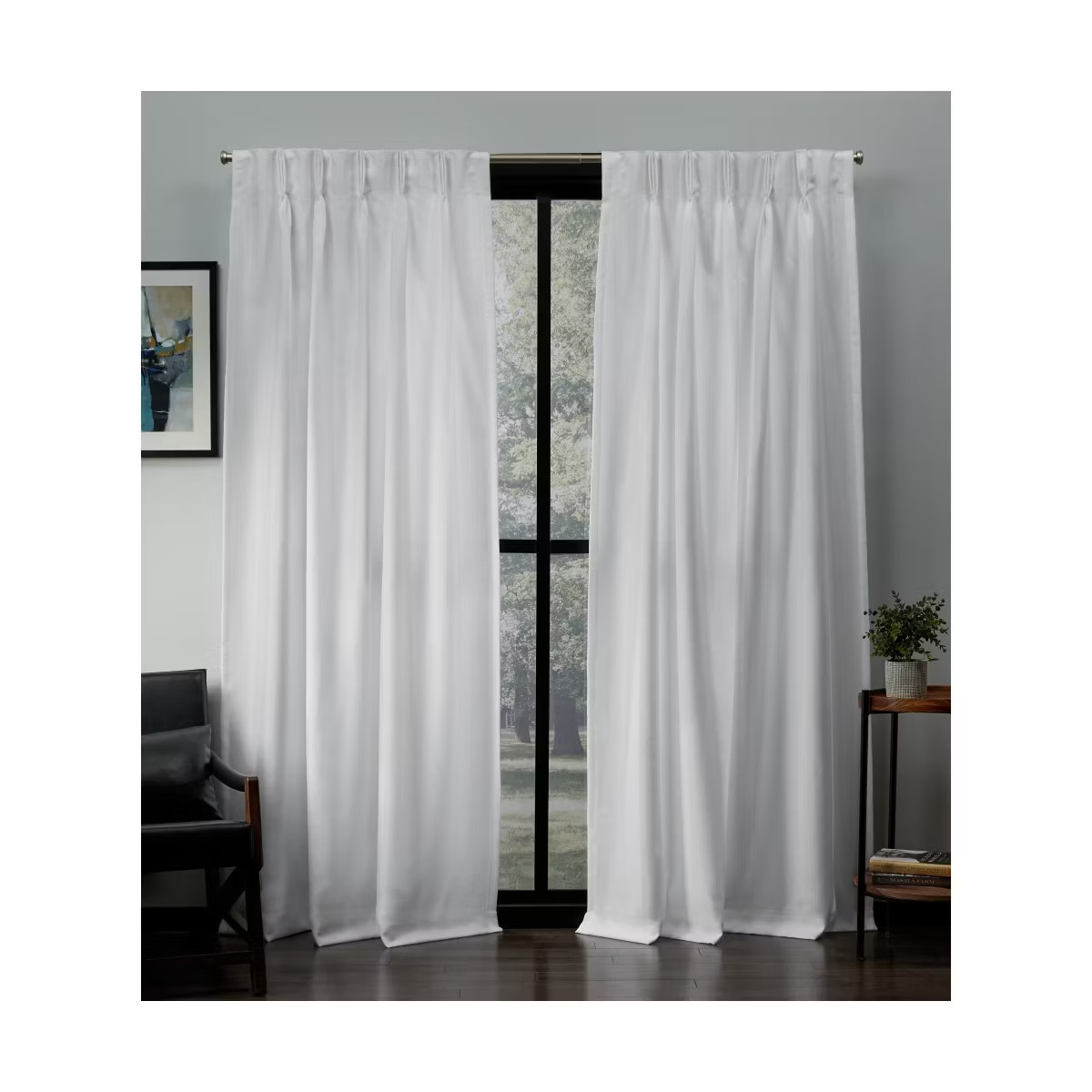 Set of 2 Loha Pinch Pleat Window Curtain Panels - Exclusive Home | Target