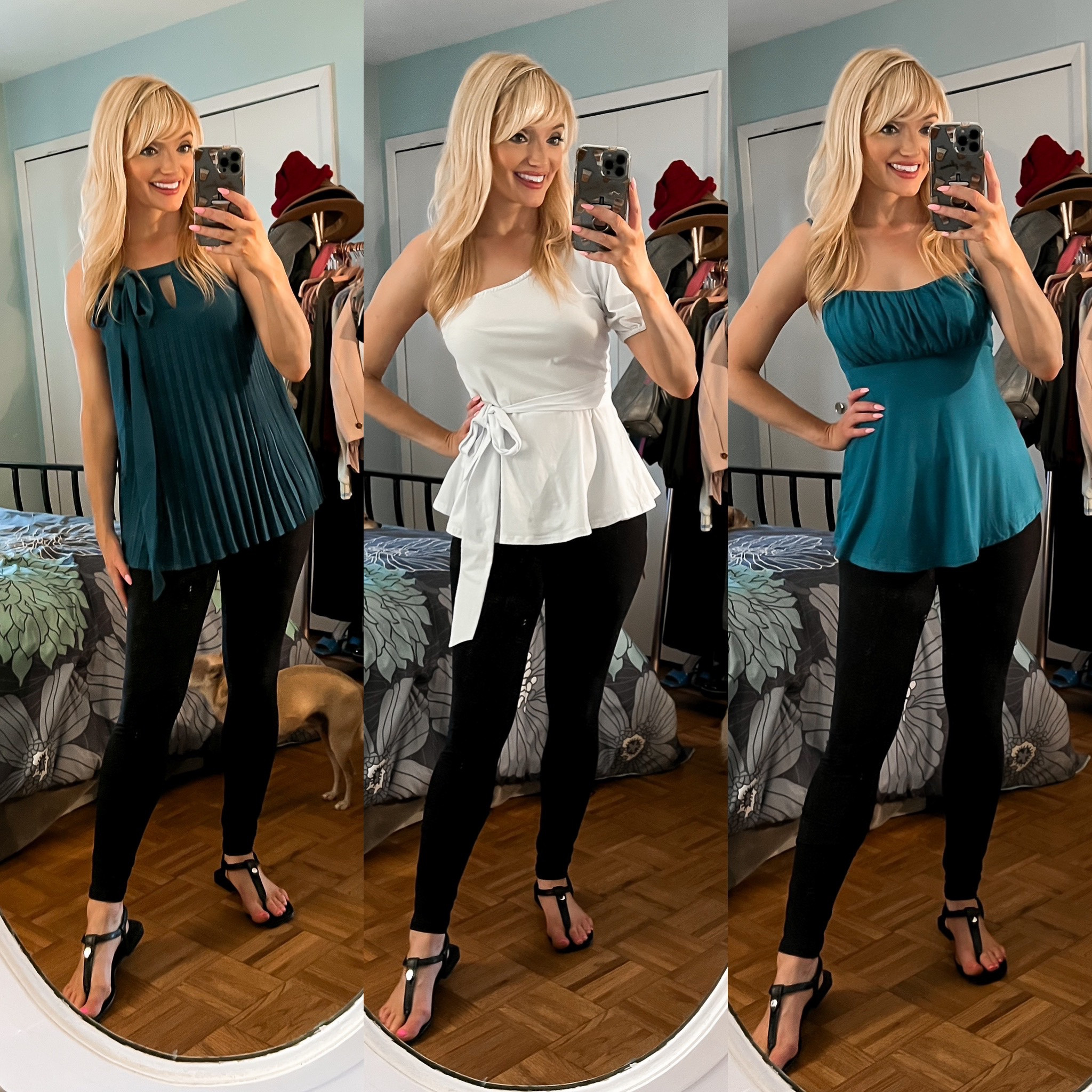 Summer tops found on Amazon - tunic top - cami top - peplum top - one shoulder top - halter top - leggings - summer sandals - Amazon Fashion - Amazon finds 

#LTKunder50 #LTKSeasonal #LTKstyletip