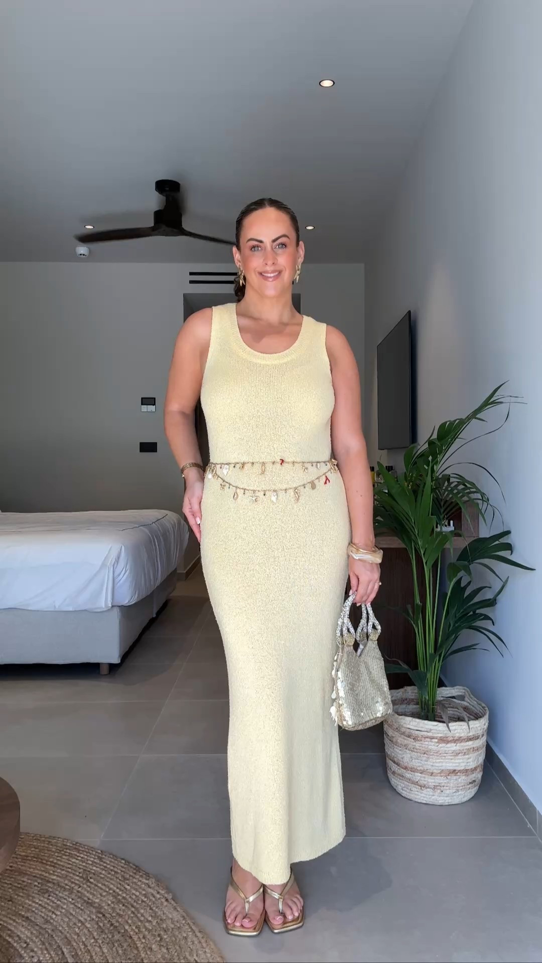 When you buy the same dress in every colour 💛🌴🐚

I’m a UK size 10, 5ft4 and I’m wearing a size small in them all! I’ve also linked the underwear I wear underneath these!

Holiday outfits, holiday dresses, dress, knitted dress, butter yellow, buttermilk yellow, chain belt, gold accessories

#LTKstyletip #LTKsummer #LTKdresses