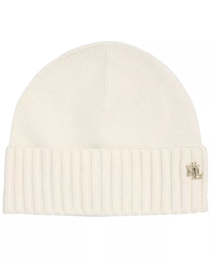 Lauren Ralph Lauren Core Solid Cuff Hat - Macy's | Macy's