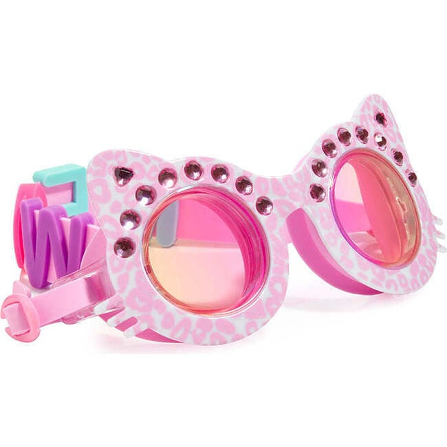 Purr-fect Cat's Meow Swim Goggle, Pink | Maisonette