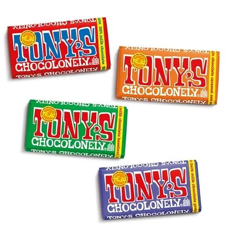 Tony s Chocolonely Bundles (Super Milk Bundle) 4 Chocolate Bars 6 oz (170 g) each | Walmart (US)