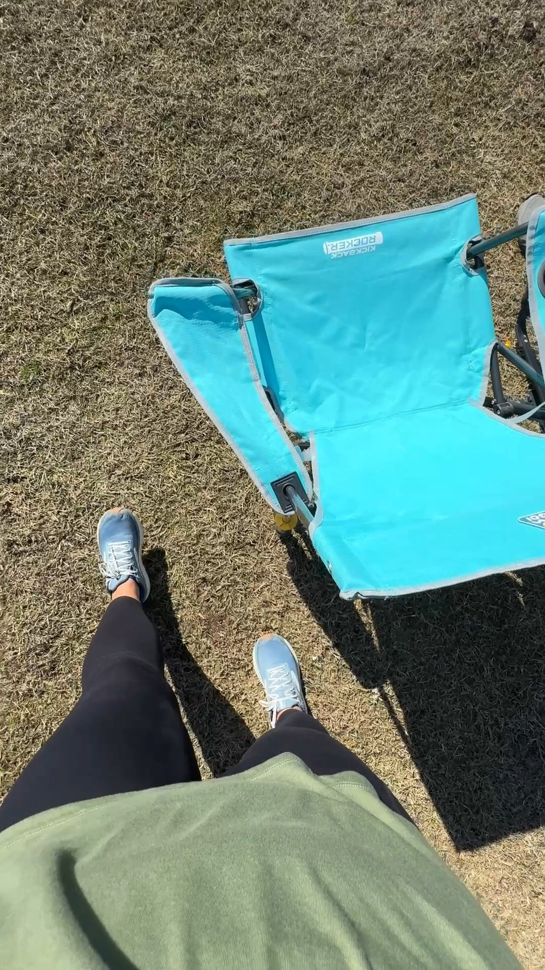 How to level up your sports mom life: walk during warmups ups and get cute and comfy chairs. I can fit in 2 miles during soccer warm ups and a little less during tennis warm ups. It helps me stay ready for hiking when I get time again, someday….
