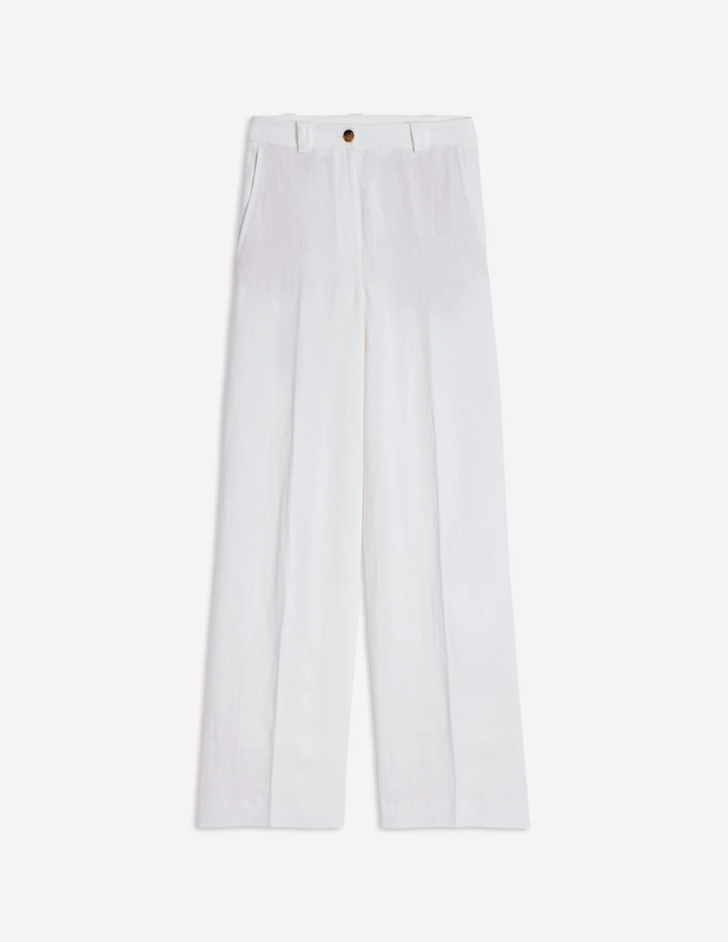 Westbourne Linen Pants-White | Boden (US)