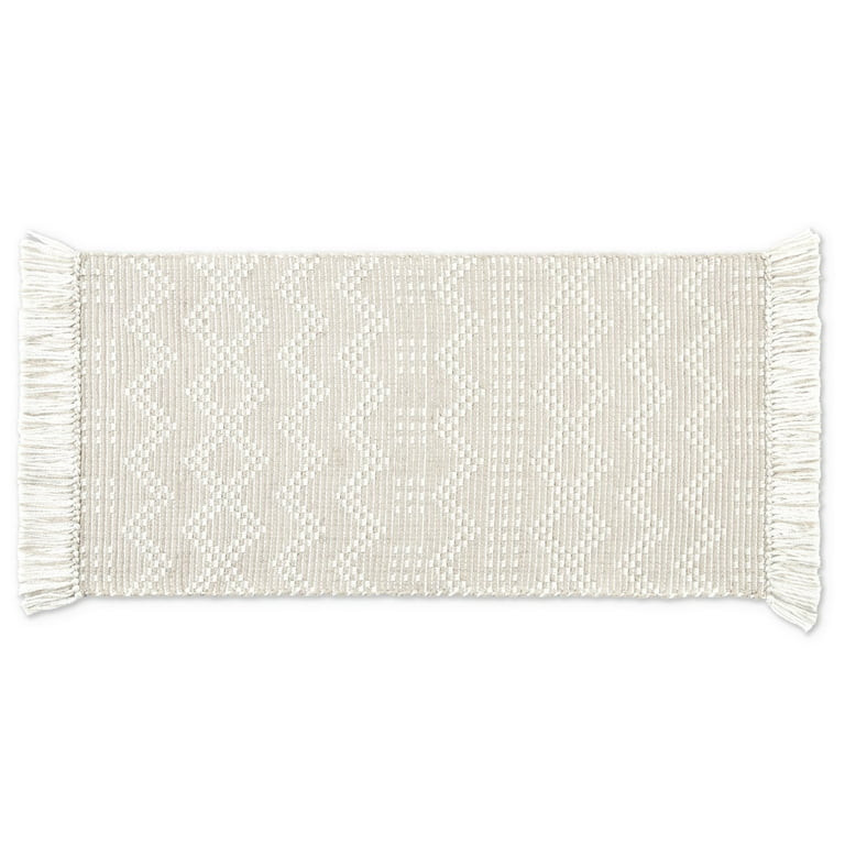 Better Homes & Gardens Wisteria Kitchen Mat, Tan, 20"W x 41"L, 1 Piece | Walmart (US)