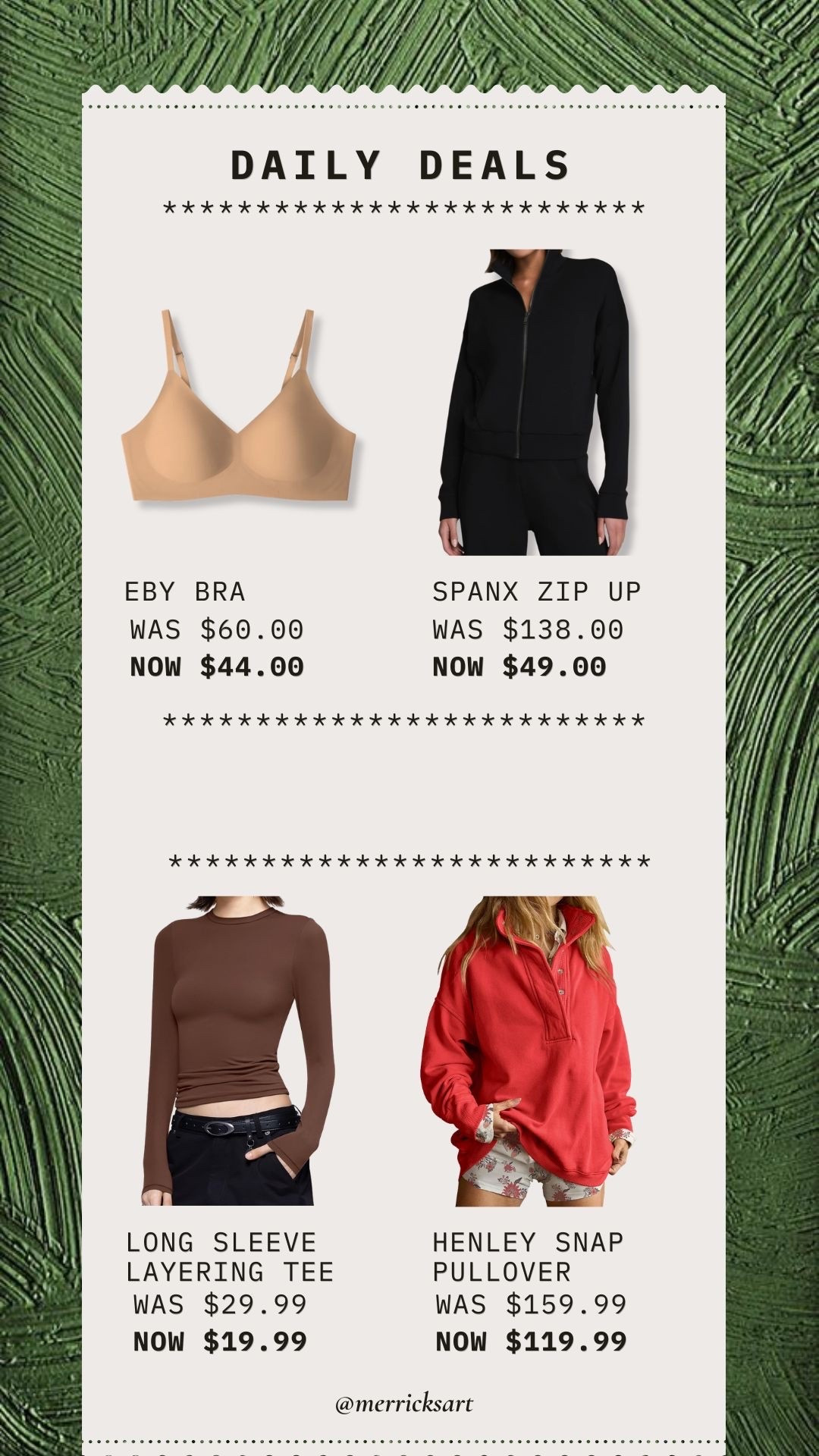 Daily deals! My favorite bra, the perfect zip up from Spanx, a great long sleeve layer for fall, and a cute snap Henley!!

#LTKSeasonal #LTKSaleAlert